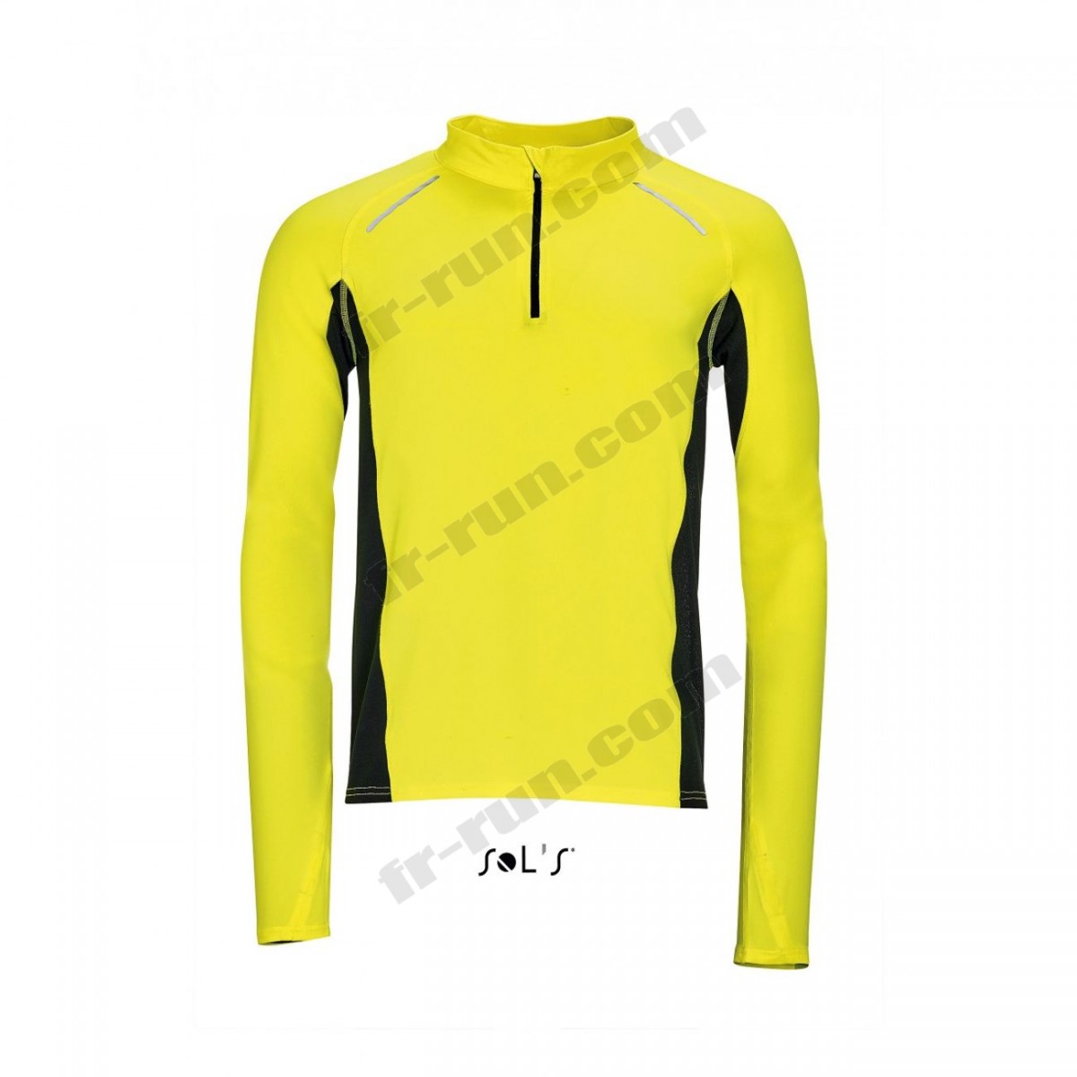 Sol S/running adulte SOL S t-shirt running manches longues - Homme - 01416 - jaune fluo √ Nouveau style √ Soldes - Sol S/running adulte SOL S t-shirt running manches longues - Homme - 01416 - jaune fluo √ Nouveau style √ Soldes