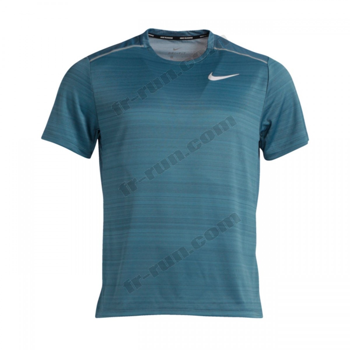 Nike/TEE SHIRT running homme NIKE NK DRY MILER TOP SS, GRIS √ Nouveau style √ Soldes - -0