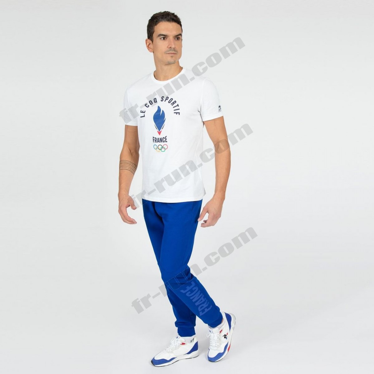 Le Coq Sportif/running adulte LE COQ SPORTIF T-shirt manches longues Équipe de France Olympique Unisexe √ Nouveau style √ Soldes - -7