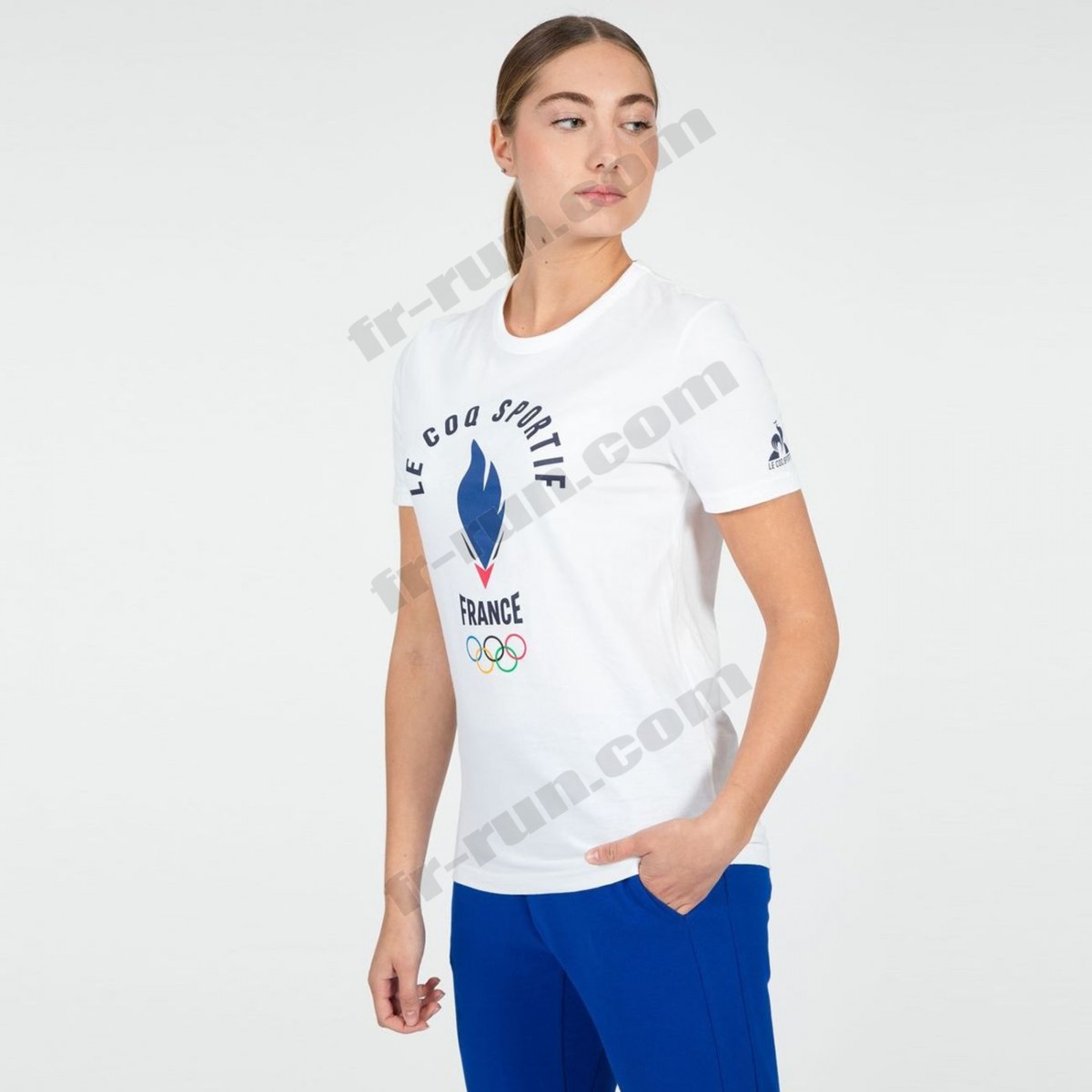 Le Coq Sportif/running adulte LE COQ SPORTIF T-shirt manches longues Équipe de France Olympique Unisexe √ Nouveau style √ Soldes - -13