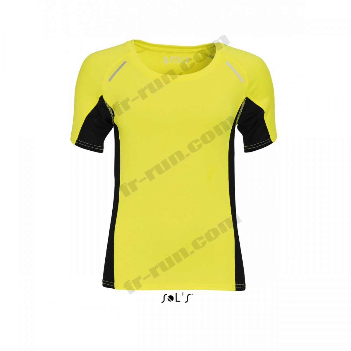 Sol's/running femme SOL'S t-shirt running manches courtes - Femme - 01415 - jaune fluo ◇◇◇ Pas Cher Du Tout - -0